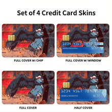 Load image into Gallery viewer, Anime Howl's Moving Castle Credit Card Skins (4-in-1 Pack)