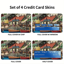 Load image into Gallery viewer, Anime Howl's Moving Castle Credit Card Skins (4-in-1 Pack)
