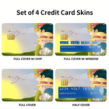 Load image into Gallery viewer, Anime Howl's Moving Castle Credit Card Skins (4-in-1 Pack)