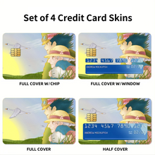 Load image into Gallery viewer, Anime Howl's Moving Castle Credit Card Skins (4-in-1 Pack)