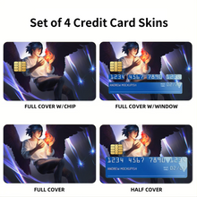 Load image into Gallery viewer, Anime Howl's Moving Castle Credit Card Skins (4-in-1 Pack)