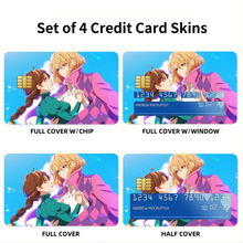 Load image into Gallery viewer, Anime Howl's Moving Castle Credit Card Skins (4-in-1 Pack)