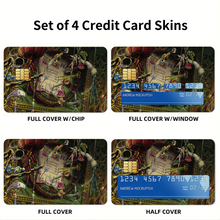 Load image into Gallery viewer, Anime Howl's Moving Castle Credit Card Skins (4-in-1 Pack)