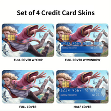Load image into Gallery viewer, Anime Howl's Moving Castle Credit Card Skins (4-in-1 Pack)