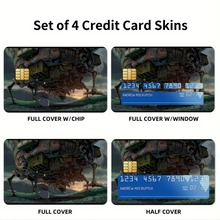 Load image into Gallery viewer, Anime Howl's Moving Castle Credit Card Skins (4-in-1 Pack)