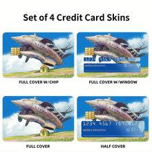 Load image into Gallery viewer, Anime Howl's Moving Castle Credit Card Skins (4-in-1 Pack)