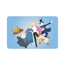 Load image into Gallery viewer, Anime Howl's Moving Castle Credit Card Skins (4-in-1 Pack)