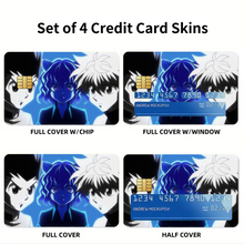 Load image into Gallery viewer, Anime Hunter x Hunter Credit Card Skins (4-in-1 Pack)