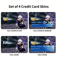 Load image into Gallery viewer, Anime Hunter x Hunter Credit Card Skins (4-in-1 Pack)