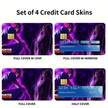 Load image into Gallery viewer, Anime Hunter x Hunter Credit Card Skins (4-in-1 Pack)
