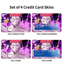 Load image into Gallery viewer, Anime Hunter x Hunter Credit Card Skins (4-in-1 Pack)