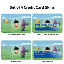 Load image into Gallery viewer, Anime Hunter x Hunter Credit Card Skins (4-in-1 Pack)