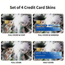 Load image into Gallery viewer, Anime Hunter x Hunter Credit Card Skins (4-in-1 Pack)