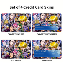 Load image into Gallery viewer, Anime Hunter x Hunter Credit Card Skins (4-in-1 Pack)