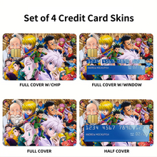Load image into Gallery viewer, Anime Hunter x Hunter Credit Card Skins (4-in-1 Pack)
