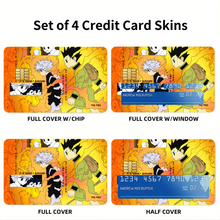 Load image into Gallery viewer, Anime Hunter x Hunter Credit Card Skins (4-in-1 Pack)