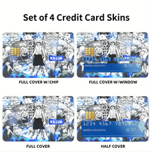 Load image into Gallery viewer, Anime Hunter x Hunter Credit Card Skins (4-in-1 Pack)