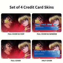 Load image into Gallery viewer, Anime Hunter x Hunter Credit Card Skins (4-in-1 Pack)