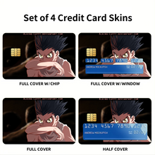 Load image into Gallery viewer, Anime Hunter x Hunter Credit Card Skins (4-in-1 Pack)