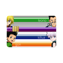 Load image into Gallery viewer, Anime Hunter x Hunter Credit Card Skins (4-in-1 Pack)