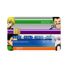 Load image into Gallery viewer, Anime Hunter x Hunter Credit Card Skins (4-in-1 Pack)