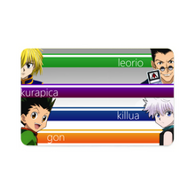 Load image into Gallery viewer, Anime Hunter x Hunter Credit Card Skins (4-in-1 Pack)