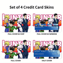 Load image into Gallery viewer, Anime Hunter x Hunterr Credit Card Skins (4-in-1 Pack)