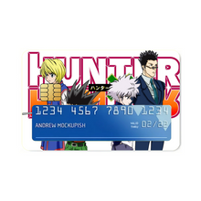 Load image into Gallery viewer, Anime Hunter x Hunterr Credit Card Skins (4-in-1 Pack)