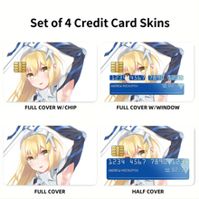 Load image into Gallery viewer, Anime Is It Wrong to Try to Pick Up Girls in a Dungeon? Credit Card Skins (4-in-1 Pack)