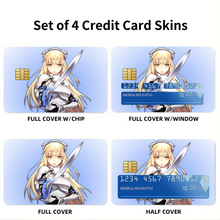 Load image into Gallery viewer, Anime Is It Wrong to Try to Pick Up Girls in a Dungeon? Credit Card Skins (4-in-1 Pack)