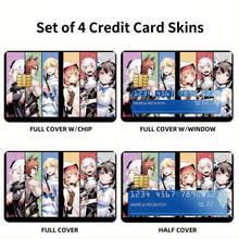 Load image into Gallery viewer, Anime Is It Wrong to Try to Pick Up Girls in a Dungeon? Credit Card Skins (4-in-1 Pack)