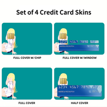 Load image into Gallery viewer, Anime Is It Wrong to Try to Pick Up Girls in a Dungeon? Credit Card Skins (4-in-1 Pack)