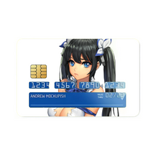 Load image into Gallery viewer, Anime Is It Wrong to Try to Pick Up Girls in a Dungeon? Credit Card Skins (4-in-1 Pack)