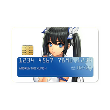 Load image into Gallery viewer, Anime Is It Wrong to Try to Pick Up Girls in a Dungeon? Credit Card Skins (4-in-1 Pack)