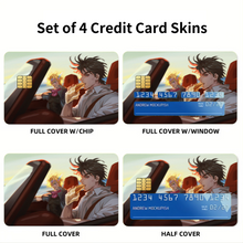 Load image into Gallery viewer, Anime Jojo's Bizarre Adventure Credit Card Skins (4-in-1 Pack)