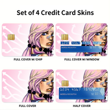 Load image into Gallery viewer, Anime Jojo's Bizarre Adventure Credit Card Skins (4-in-1 Pack)