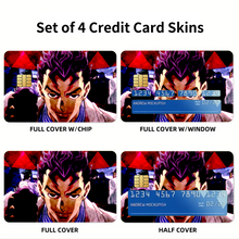 Load image into Gallery viewer, Anime Jojo's Bizarre Adventure Credit Card Skins (4-in-1 Pack)