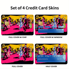 Load image into Gallery viewer, Anime Jojo's Bizarre Adventure Credit Card Skins (4-in-1 Pack)
