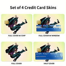 Load image into Gallery viewer, Anime Jojo's Bizarre Adventure Credit Card Skins (4-in-1 Pack)
