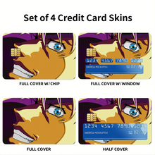 Load image into Gallery viewer, Anime Jojo's Bizarre Adventure Credit Card Skins (4-in-1 Pack)