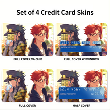 Load image into Gallery viewer, Anime Jojo's Bizarre Adventure Credit Card Skins (4-in-1 Pack)