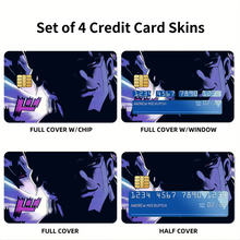 Load image into Gallery viewer, Anime Jojo's Bizarre Adventure Credit Card Skins (4-in-1 Pack)