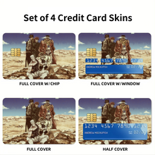 Load image into Gallery viewer, Anime Jojo's Bizarre Adventure Credit Card Skins (4-in-1 Pack)