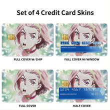 Load image into Gallery viewer, Anime Jojo's Bizarre Adventure Credit Card Skins (4-in-1 Pack)