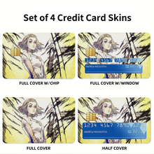Load image into Gallery viewer, Anime Jojo's Bizarre Adventure Credit Card Skins (4-in-1 Pack)