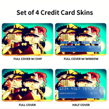 Load image into Gallery viewer, Anime Jojo's Bizarre Adventure Credit Card Skins (4-in-1 Pack)