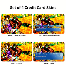 Load image into Gallery viewer, Anime Jojo's Bizarre Adventure Credit Card Skins (4-in-1 Pack)