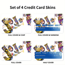 Load image into Gallery viewer, Anime Jojo's Bizarre Adventure Credit Card Skins (4-in-1 Pack)