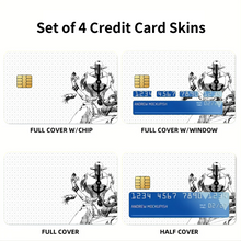 Load image into Gallery viewer, Anime Jojo's Bizarre Adventure Credit Card Skins (4-in-1 Pack)