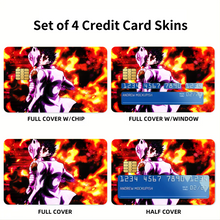 Load image into Gallery viewer, Anime Jojo's Bizarre Adventure Credit Card Skins (4-in-1 Pack)